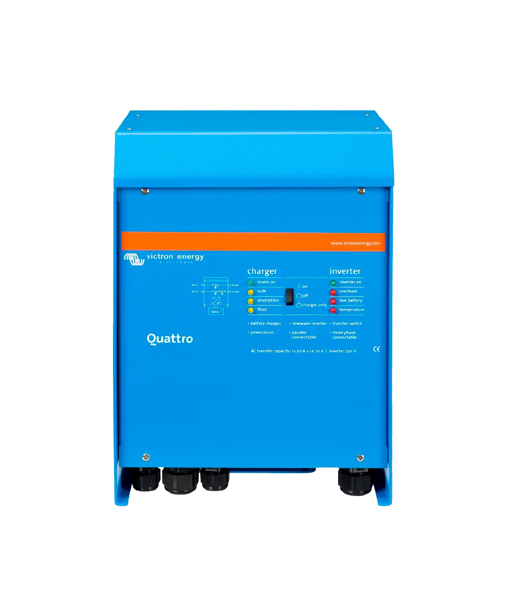Inversor Cargador Aislado Monofásico 15kVA 48V Victron Quattro 48-15000-200-100-100 - Imagen 1