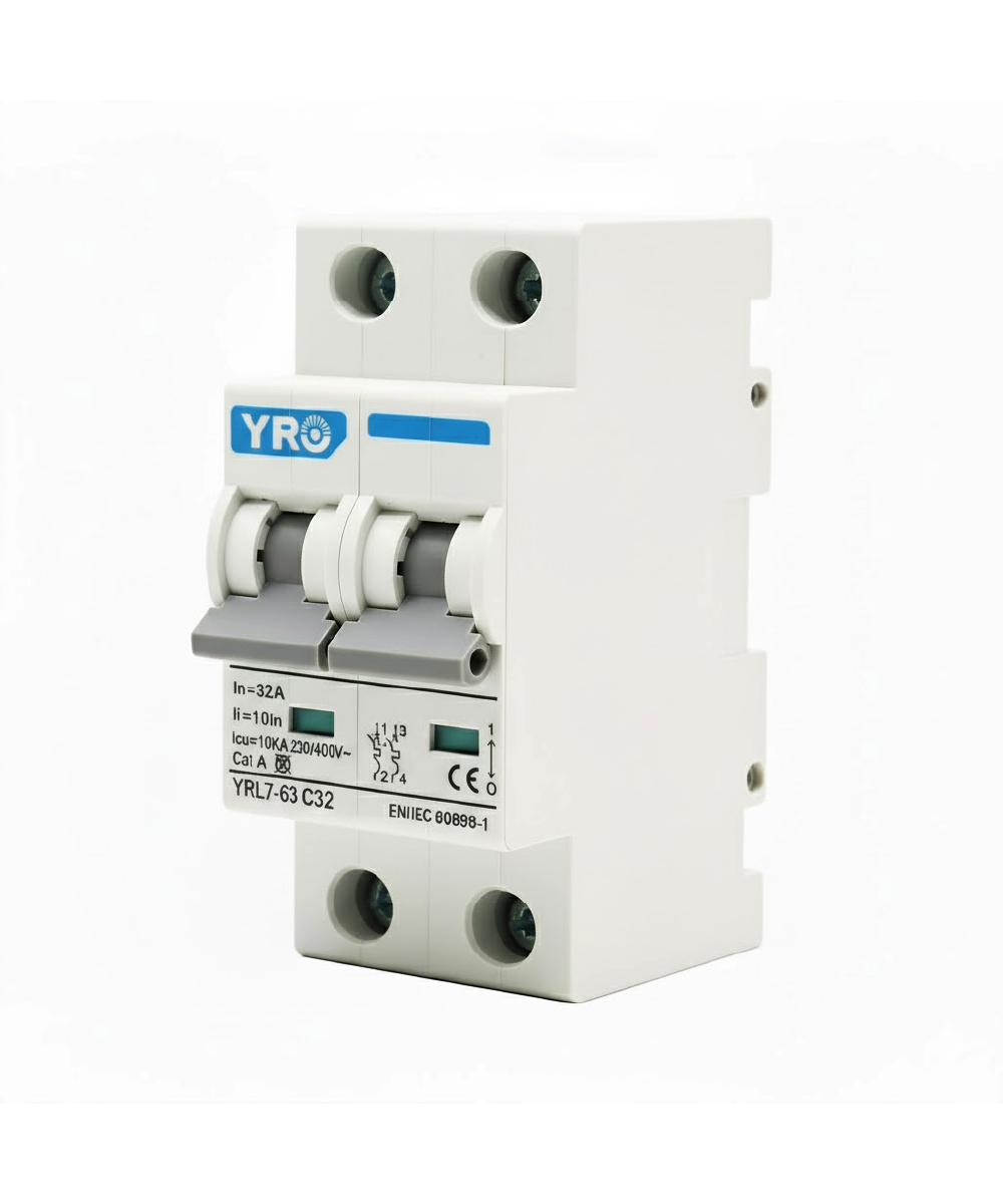 Interruptor Automático YRO YRL7-63 6kA 2P 32A 6kA 230/400V AC - Imagen 2