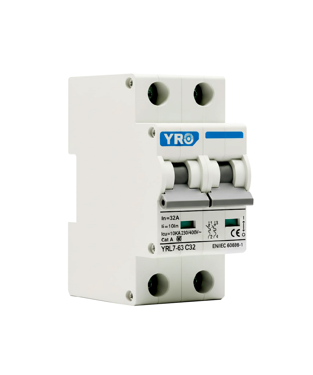 Interruptor Automático YRO YRL7-63 6kA 2P 80A 6kA 230-400V AC - Imagen 3