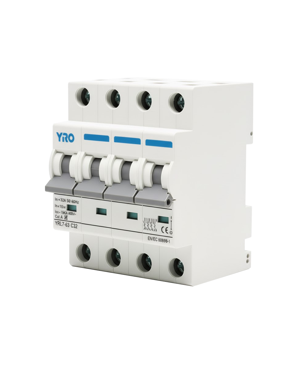 Interruptor Automático YRO YRL7-63 6kA 4P 25A 6kA 230/400V AC - Imagen 3