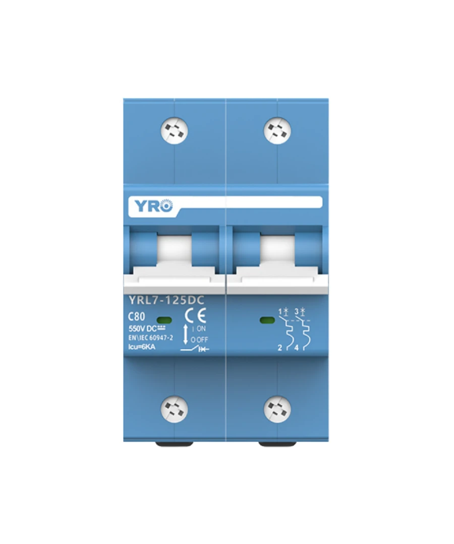 Interruptor Automático YRO YRL7-125DC 125A 2P 550V DC - Vista principal