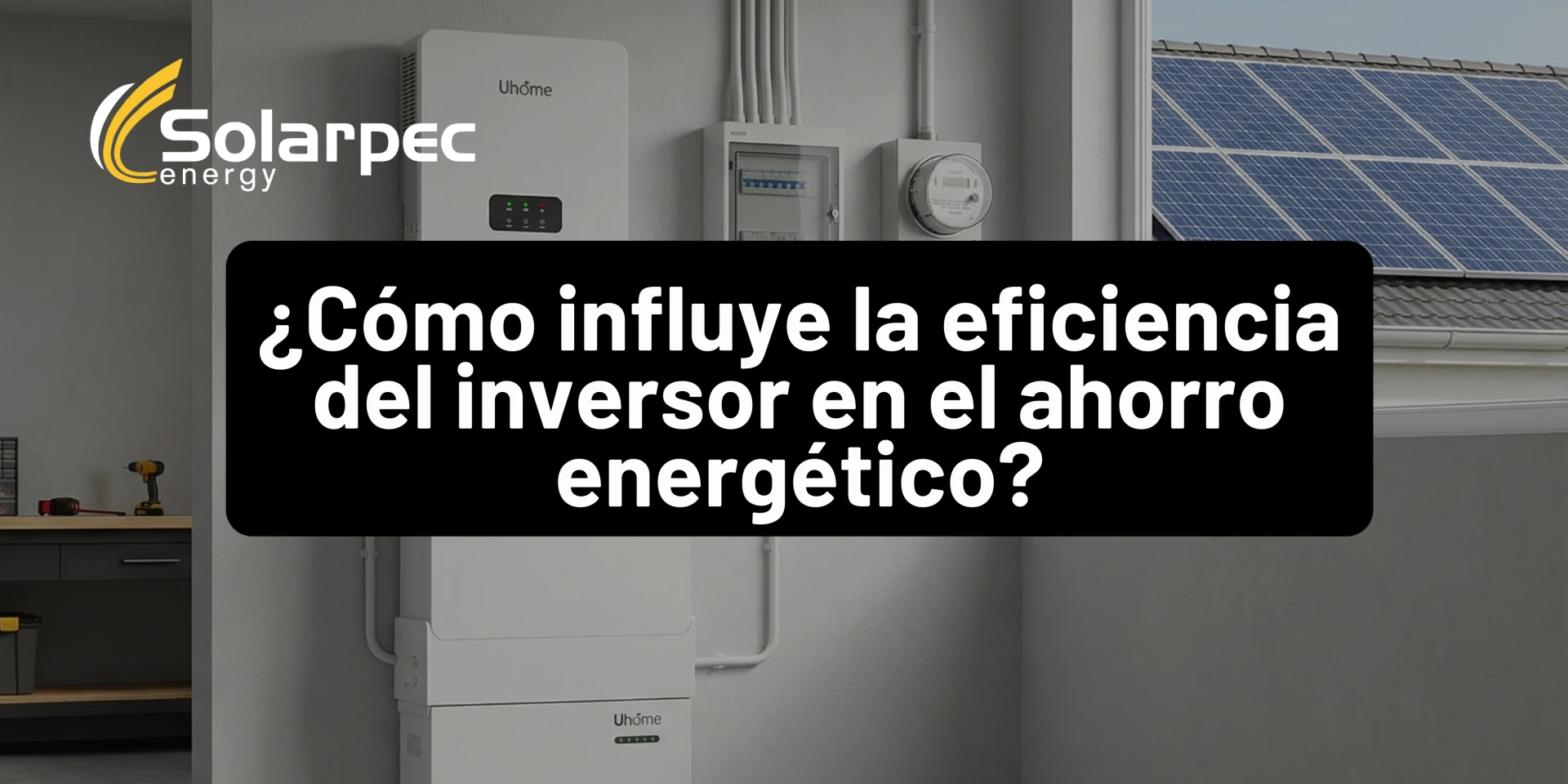 ¿Cómo influye la eficiencia del inversor en el ahorro energético?