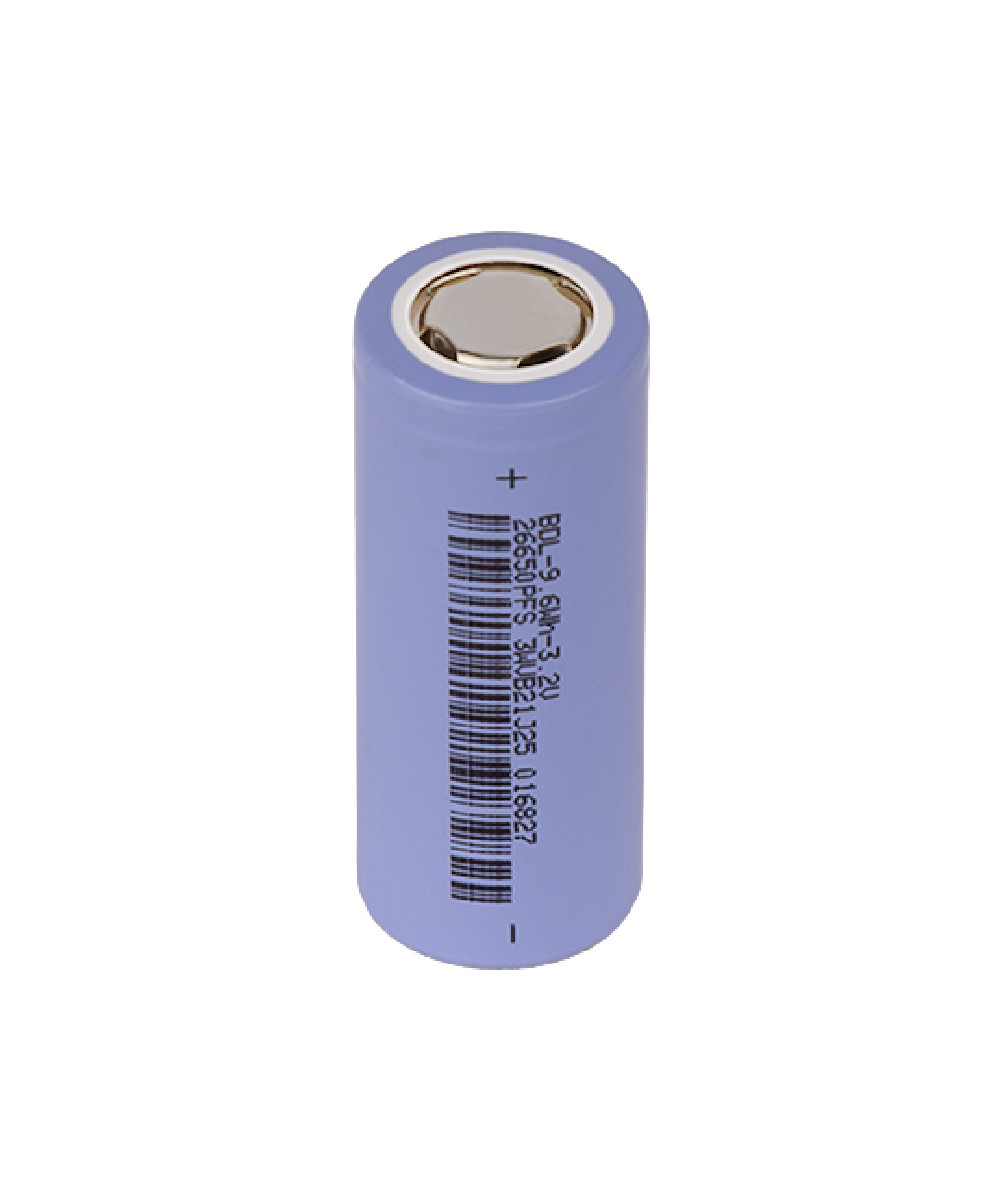 Batería de Litio Cilíndrica 3.6V 3000mAh | Pila Recargable BAK 26650PFS - Imagen 1
