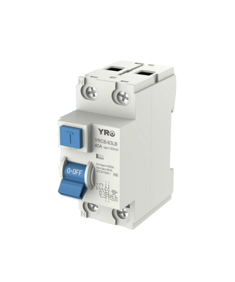 Diferencial YRO YRCB-63LB 2P 40A 30mA Tipo A 110/240V - Vista principal