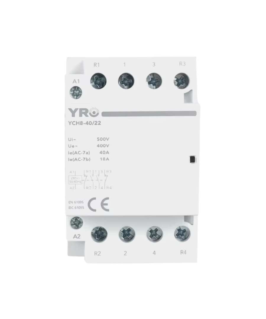 Contactor YRO YCH8 4P 63A 2NO+2NC 230V - Vista principal