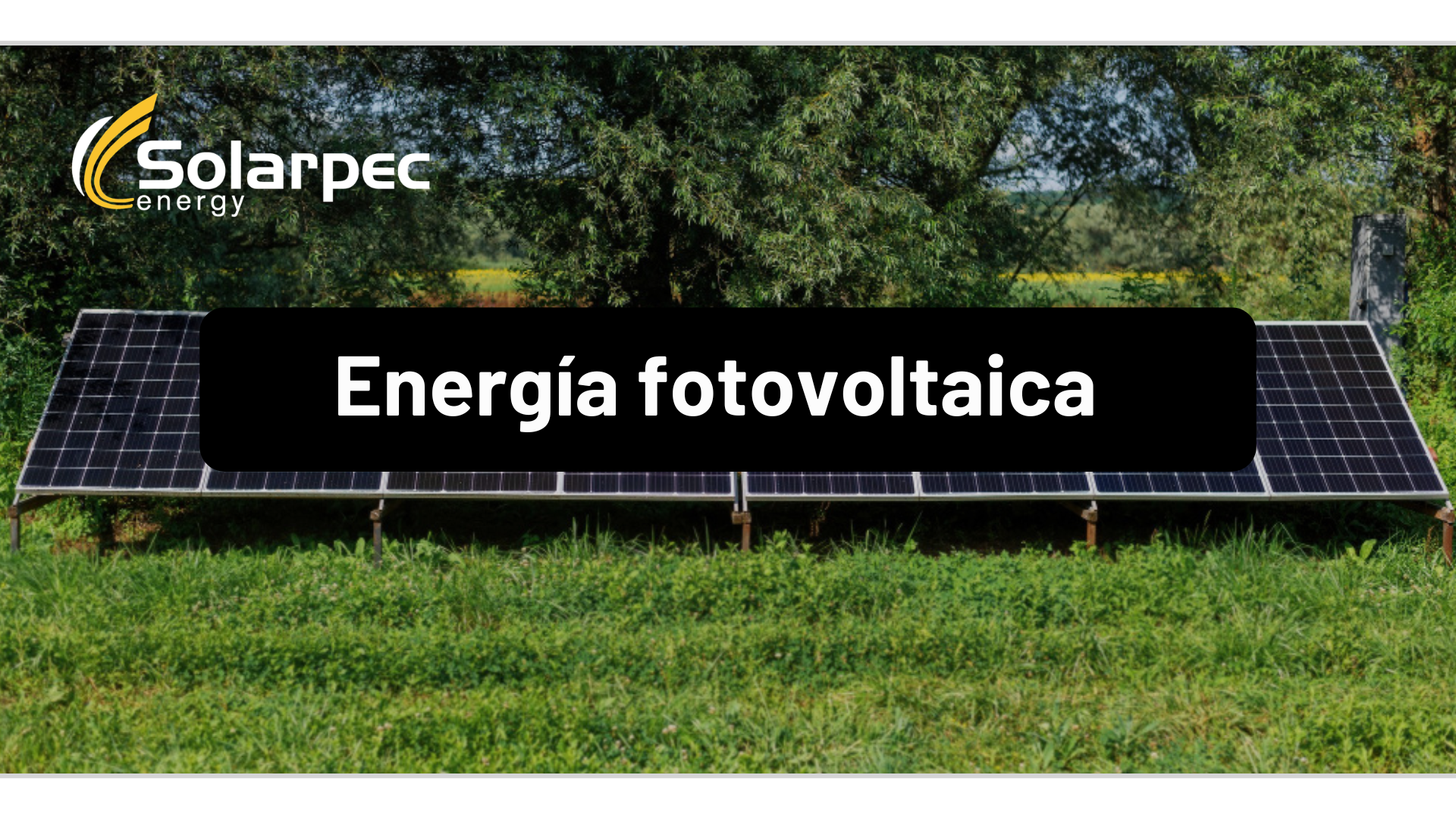 Energía fotovoltaica