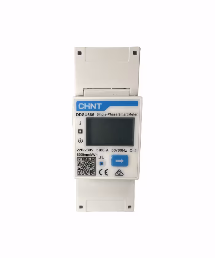 Smart Meter Chint DDSU-666 0.25A~5A 80Amax 1P 230V Medición Directa hasta 10kW - Vista principal