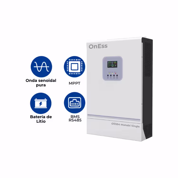 Inversor Cargador 48V Solar Monofásico 5500W OnEss OE554 Manabí Single - Vista principal