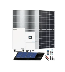 Kit Solar para Instalación de Paneles Solares 110V AC/220V AC 11500W Uhome - acumulación 76800Whdía - Imagen 1