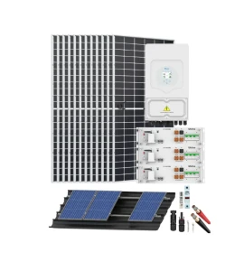 Kit solar sistema fotovoltaico con baterías 7500W + 15000Wh de almacenamiento - Imagen 1