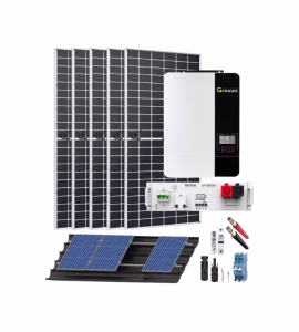 Sistema Solar para Casa de Campo Monofasico 3000W 110V AC  16000Whdia - Imagen 1