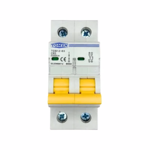 Interruptor Automático TOMZN TOB1Z-63 2P 63A 600V DC - Imagen 1