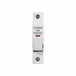 Portafusible unipolar 10x38mm 20A 1000VDC - Imagen 1