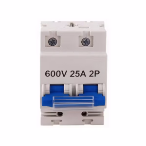  Interruptor termomagnético DC Solar 600V 25A 2P - Imagen 1