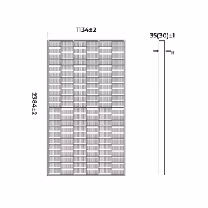 Panel Solar Monocristalino 640W TOPCon Uhome UPM-640/132-T3S - Imagen 4
