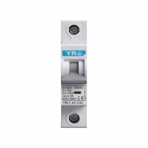 Interruptor Automático YRO YRL7-63 6kA 1P 32A 120V AC - Imagen 1