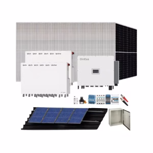 Kit Solar Hibrido Alto Voltaje OnEss 480VAC 100kW 22MWMes - Imagen 1